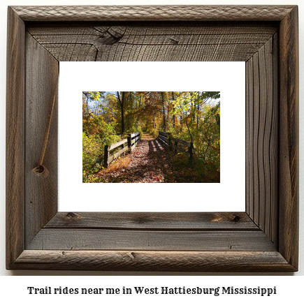 trail rides near me in West Hattiesburg, Mississippi